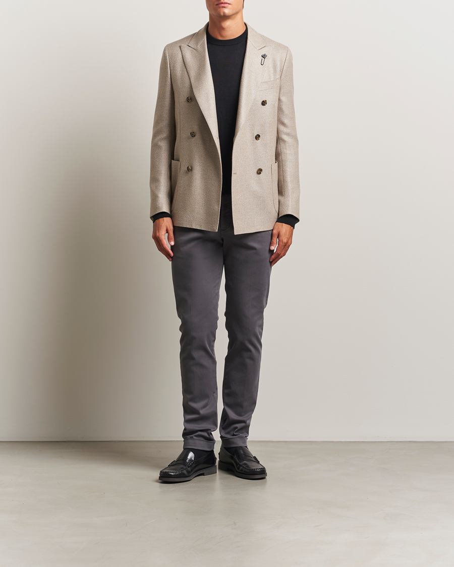 Herre | Bukser | Briglia 1949 | Slim Fit Cotton Stretch Chino Grey