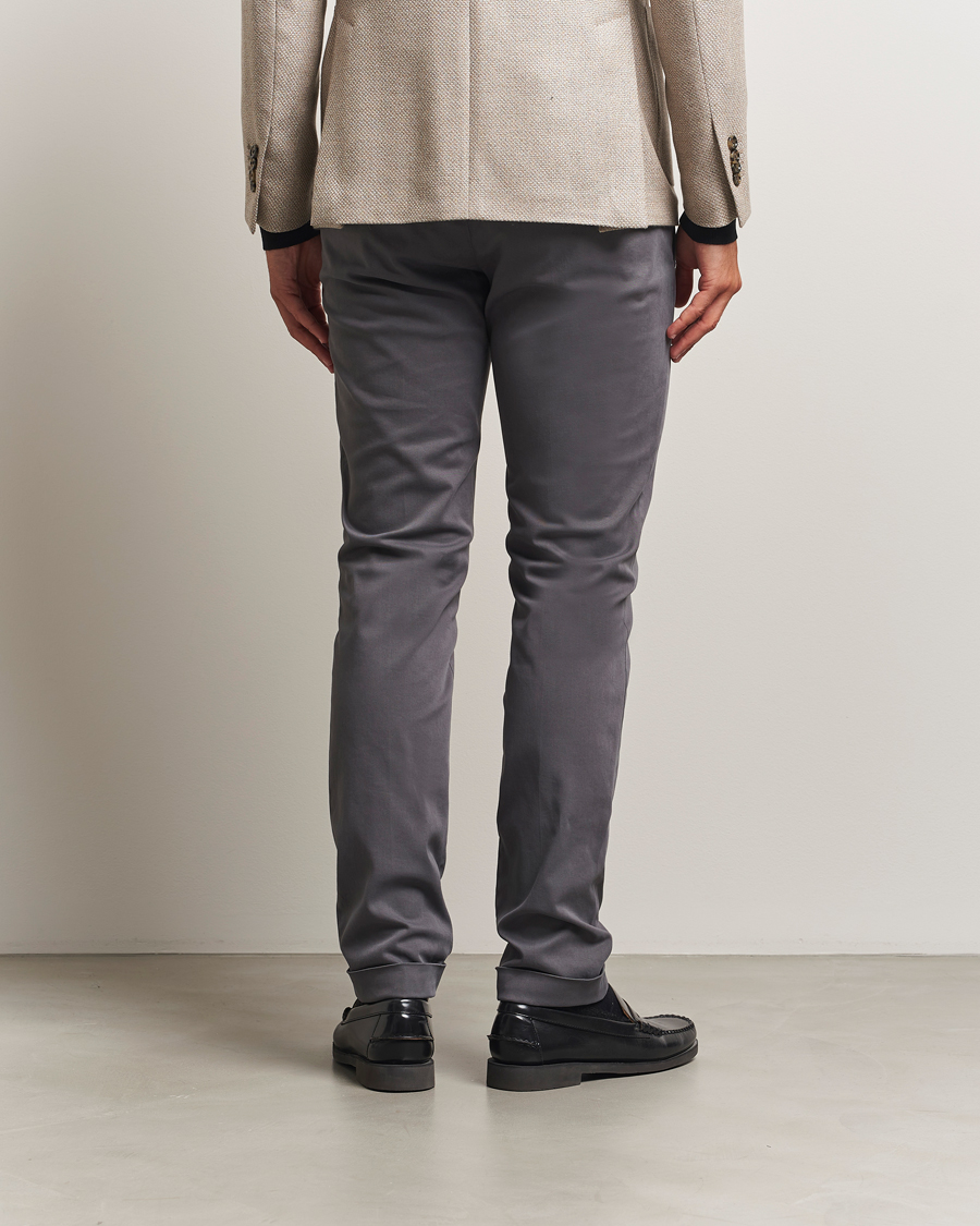 Herre | Bukser | Briglia 1949 | Slim Fit Cotton Stretch Chino Grey