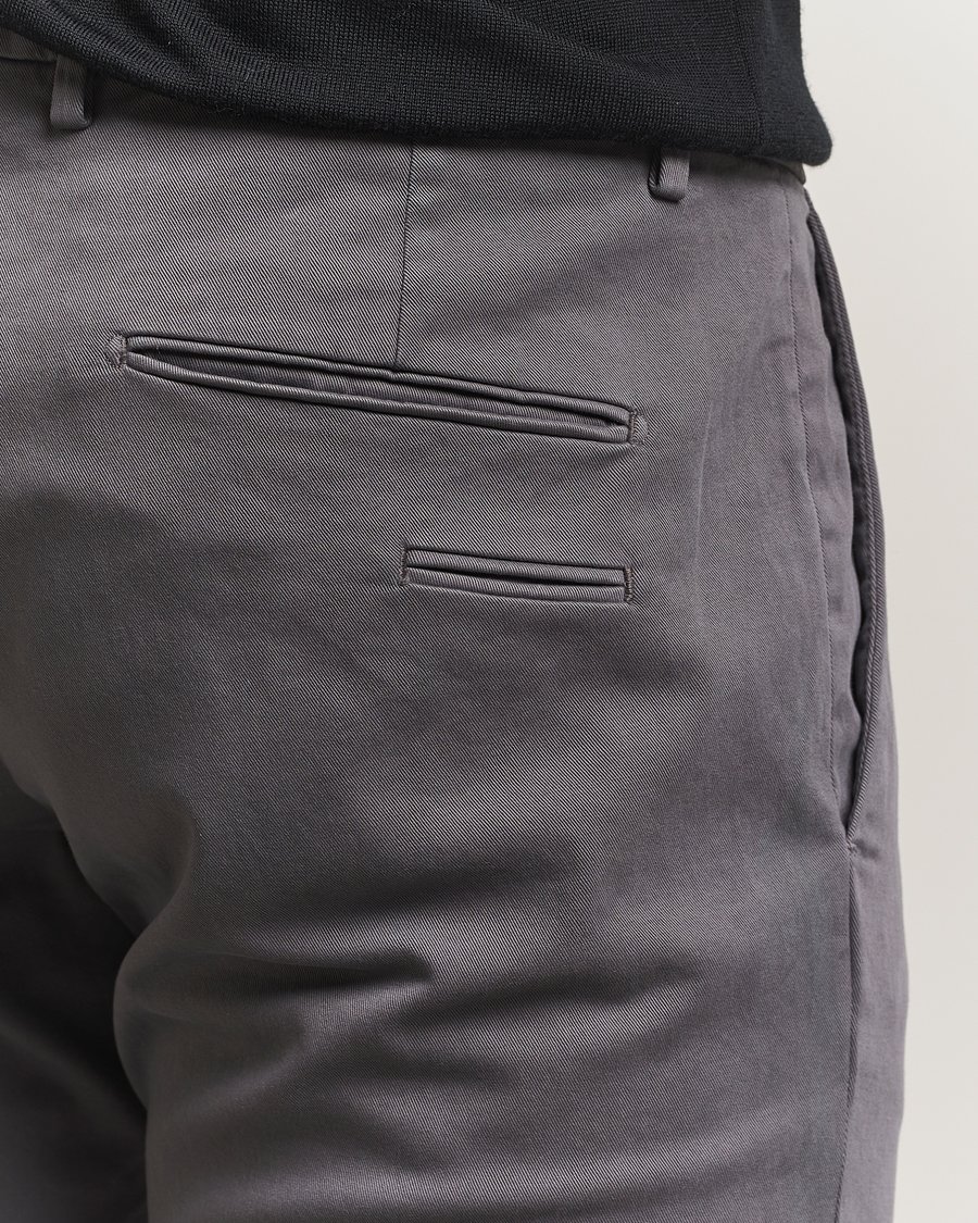 Herre | Bukser | Briglia 1949 | Slim Fit Cotton Stretch Chino Grey