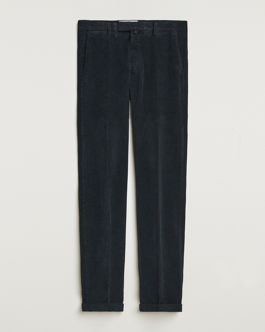 Herre | Bukser | Briglia 1949 | Slim Fit Corduroy Trousers Black