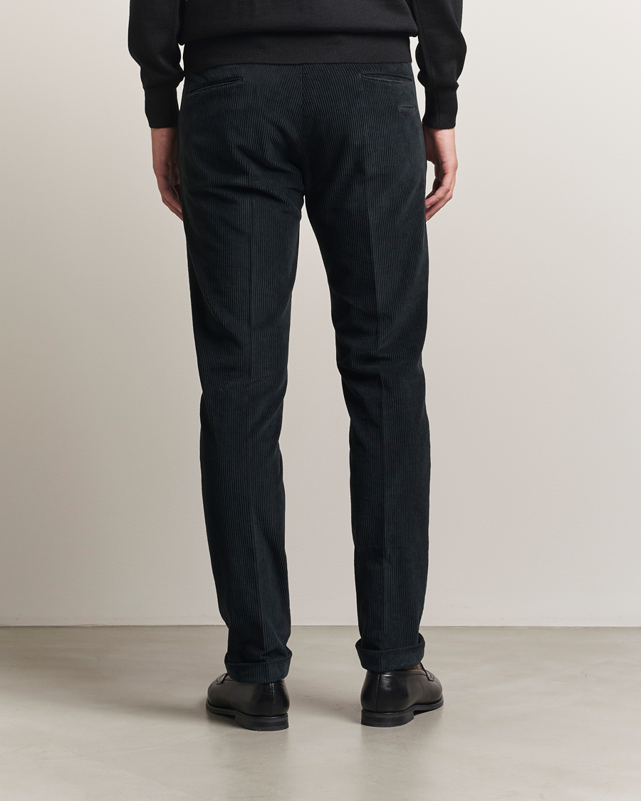 Herre | Bukser | Briglia 1949 | Slim Fit Corduroy Trousers Black