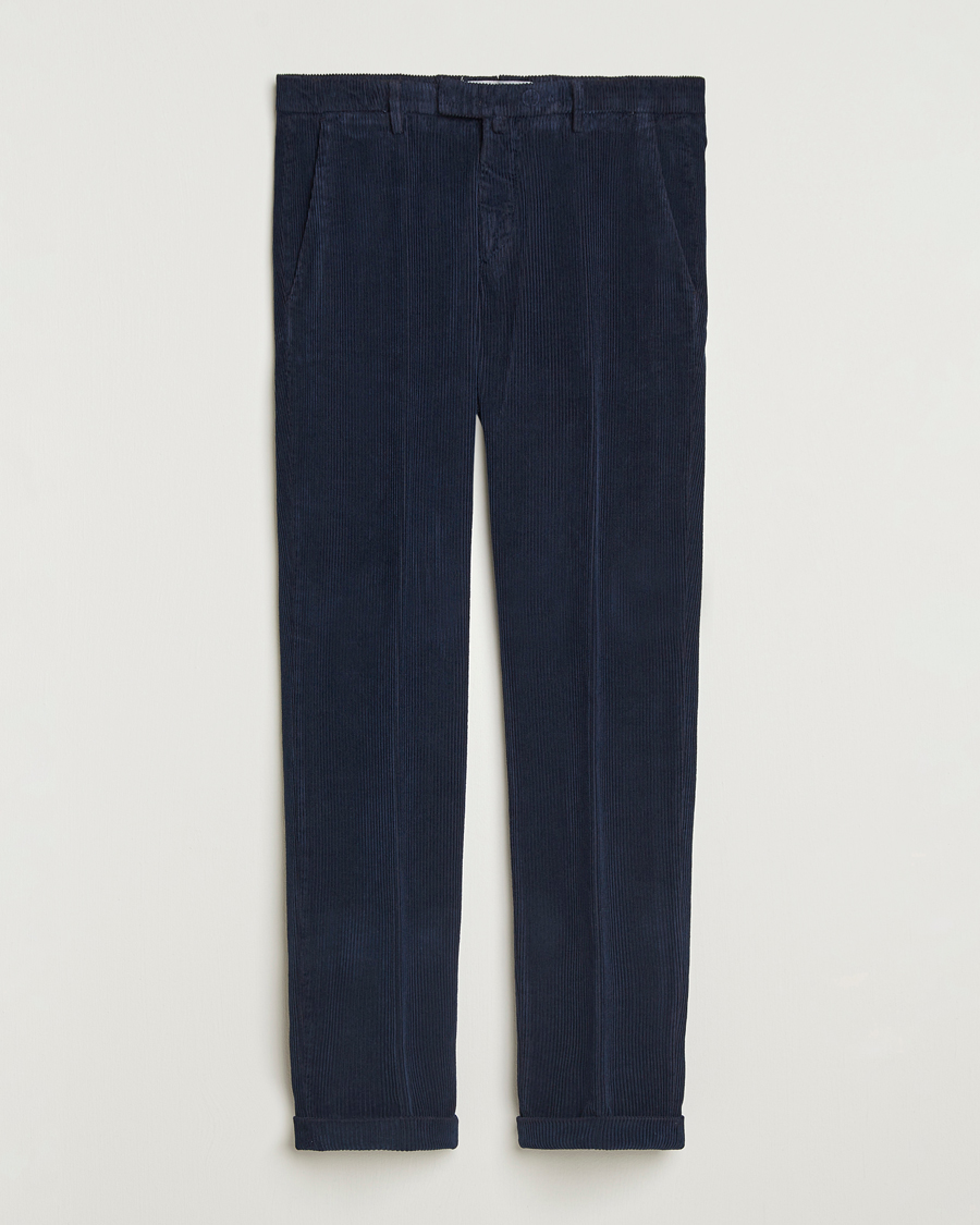 Herre | Bukser | Briglia 1949 | Slim Fit Corduroy Trousers Navy