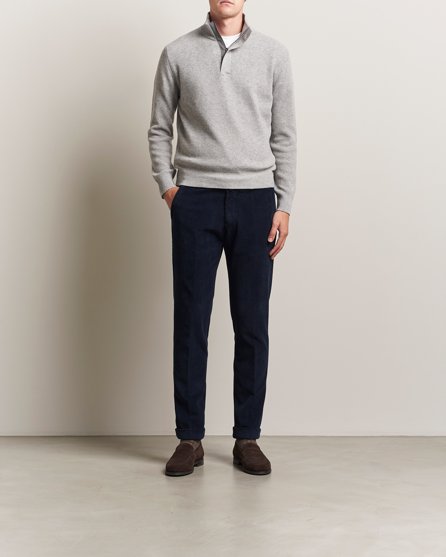 Herre | Bukser | Briglia 1949 | Slim Fit Corduroy Trousers Navy
