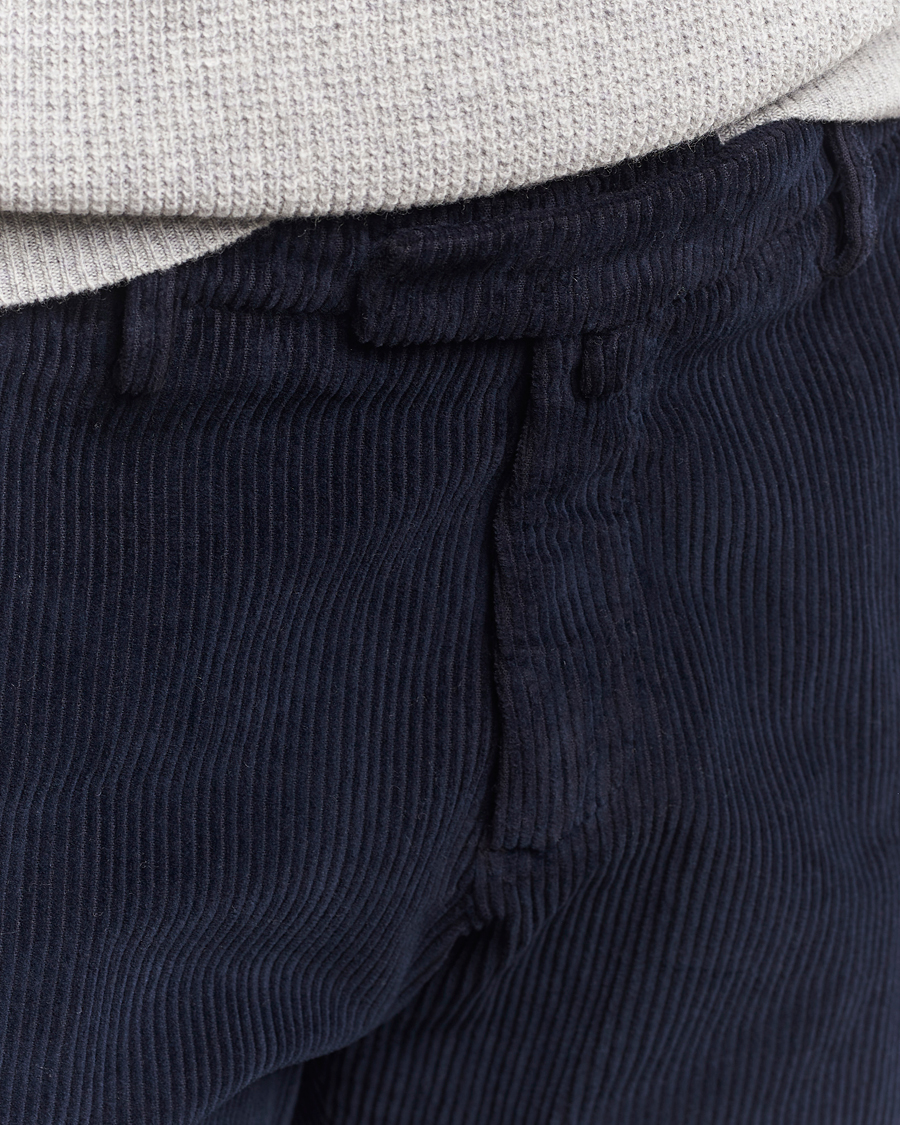 Herre | Bukser | Briglia 1949 | Slim Fit Corduroy Trousers Navy