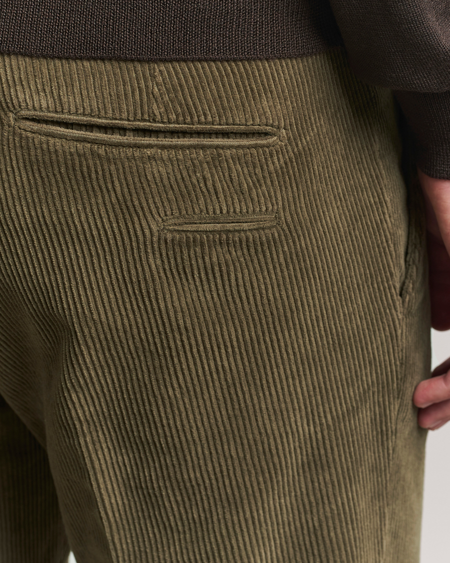 Herre | Bukser | Briglia 1949 | Slim Fit Corduroy Trousers Dark Green