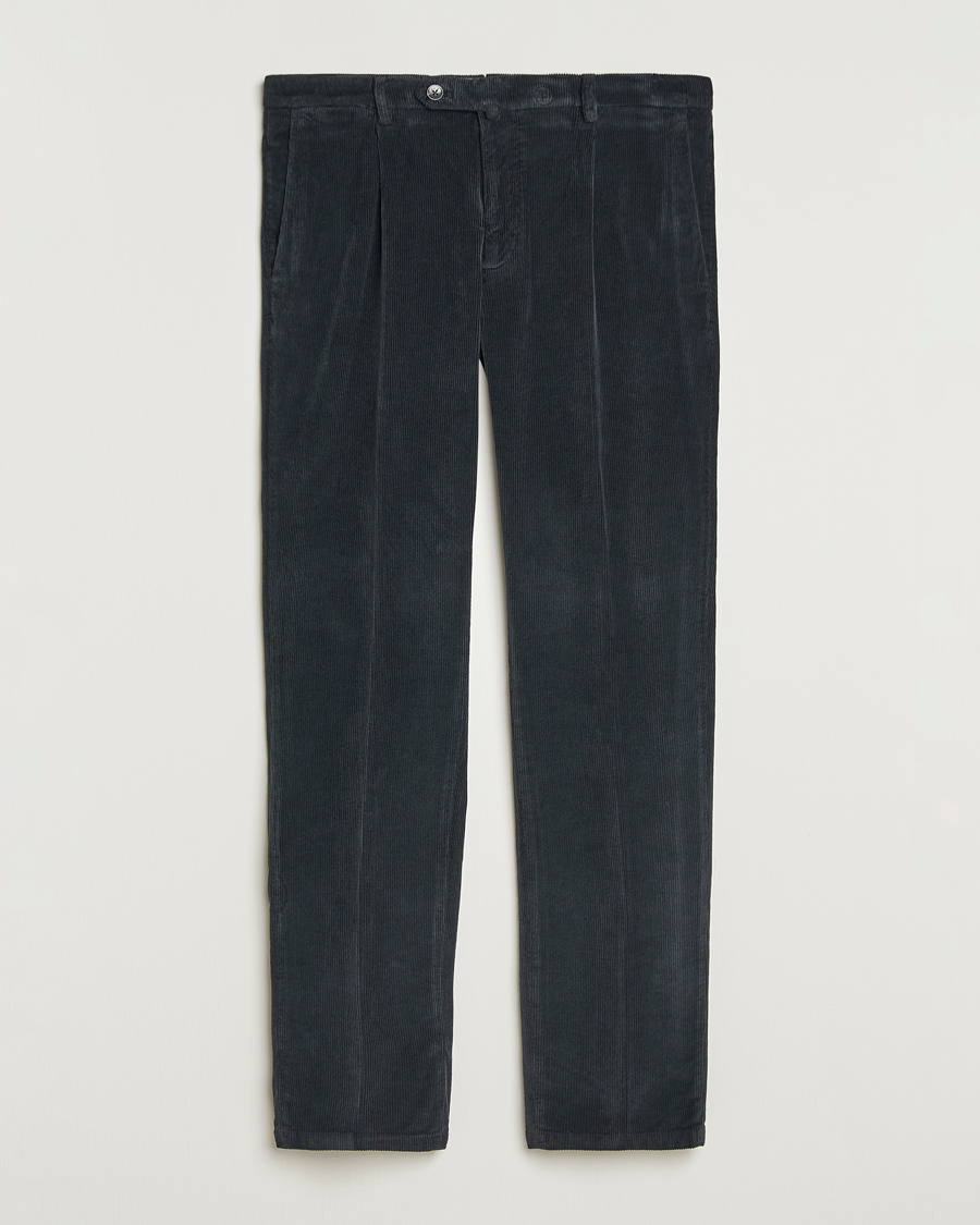 Herre | Bukser | Briglia 1949 | Easy Fit Corduroy Trousers Black