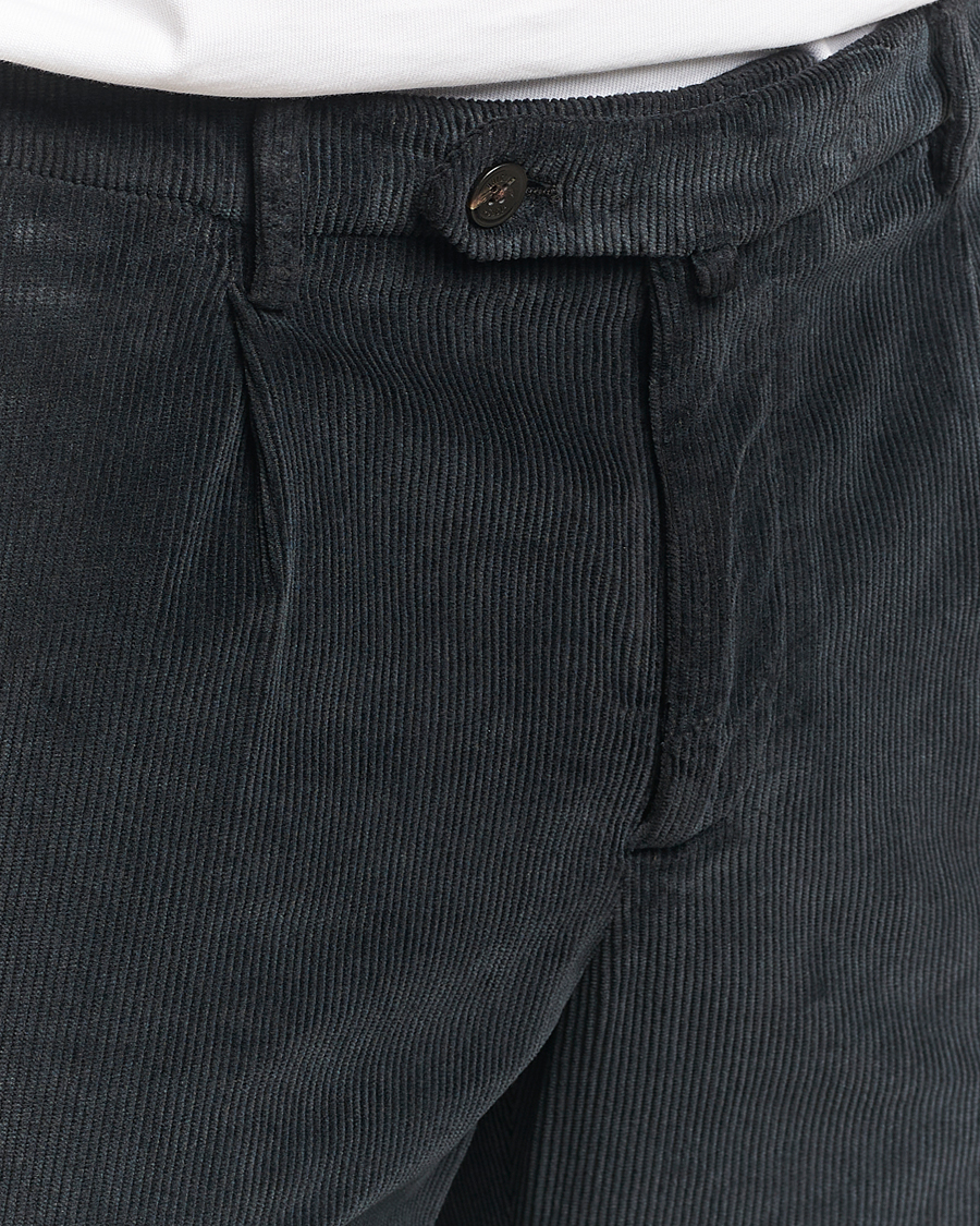 Herre | Bukser | Briglia 1949 | Easy Fit Corduroy Trousers Black