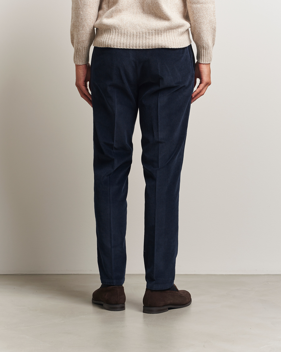 Herre | Bukser | Briglia 1949 | Easy Fit Corduroy Trousers Navy