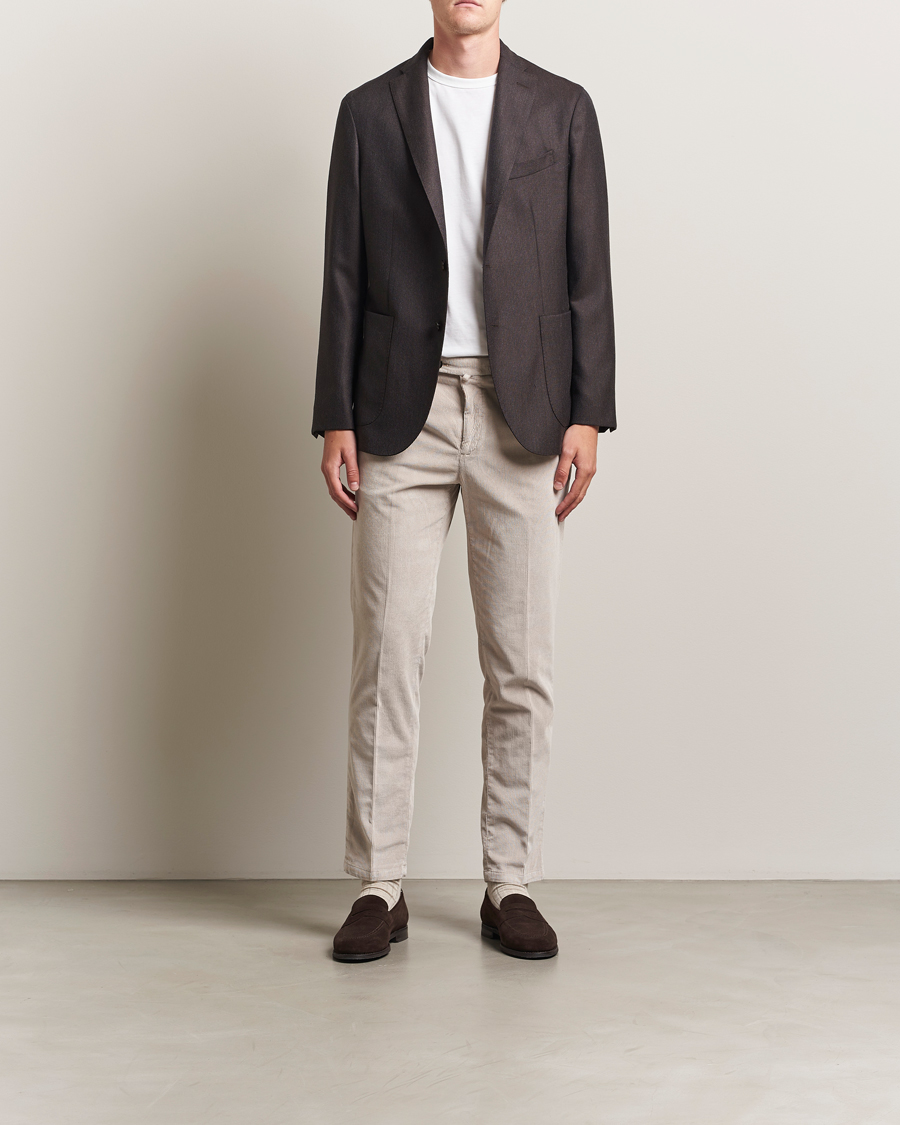 Herre | Bukser | Briglia 1949 | Easy Fit Corduroy Trousers Beige