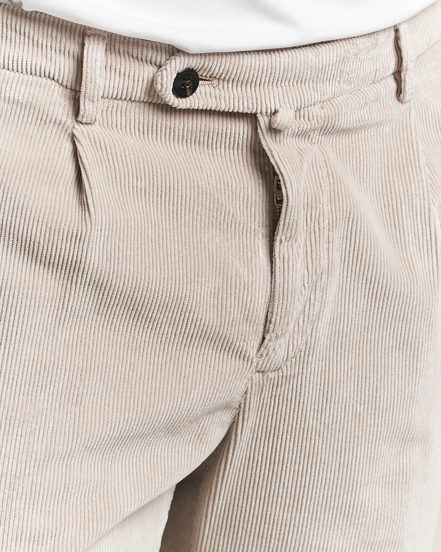 Herre | Bukser | Briglia 1949 | Easy Fit Corduroy Trousers Beige