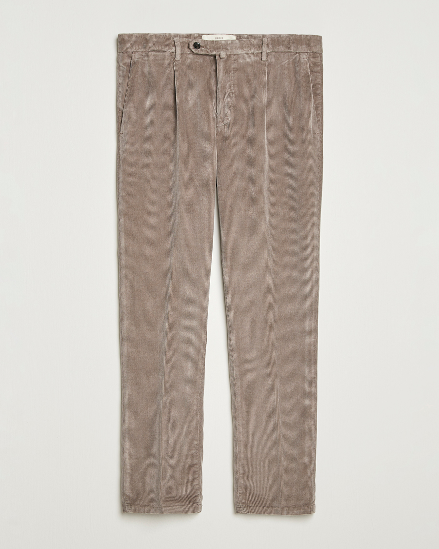 Herre | Bukser | Briglia 1949 | Easy Fit Corduroy Trousers Taupe