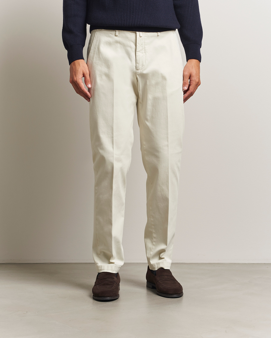 Herre | Bukser | Briglia 1949 | Soho Tailored Easy Fit Chino Off White