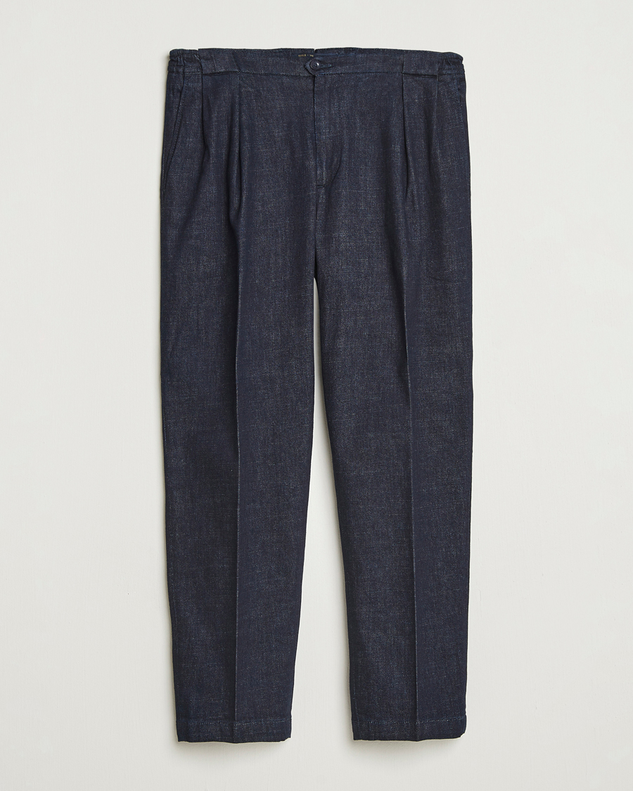 Herre | Bukser | Briglia 1949 | Portobello Loose Fit Denim Trousers Dark Blue