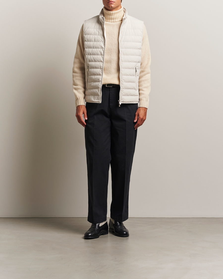 Herre | Veste | Brunello Cucinelli | Nylon Gilet Light Beige