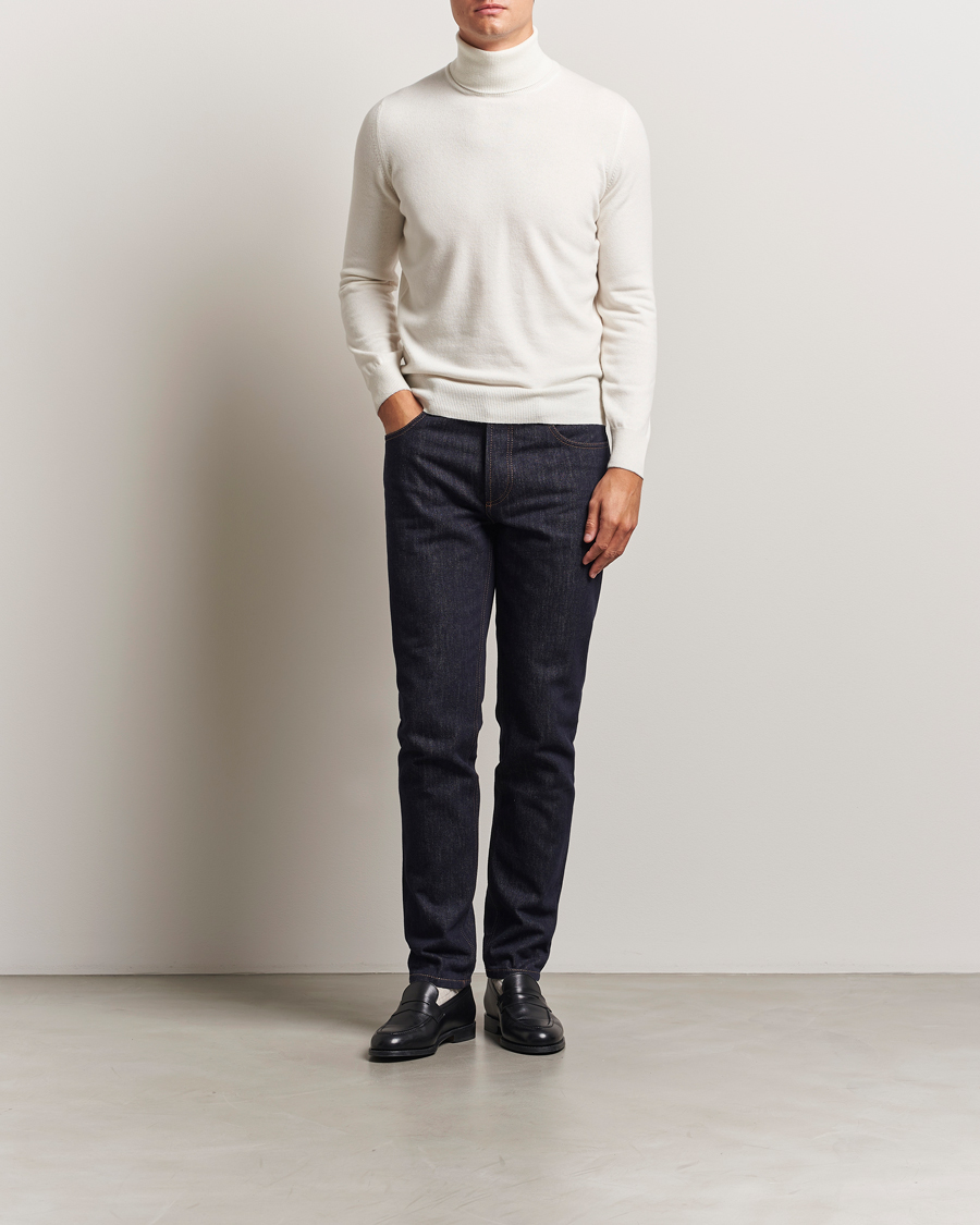 Herre | Trøjer | Brunello Cucinelli | 2 Ply Cashmere Rollneck Panama