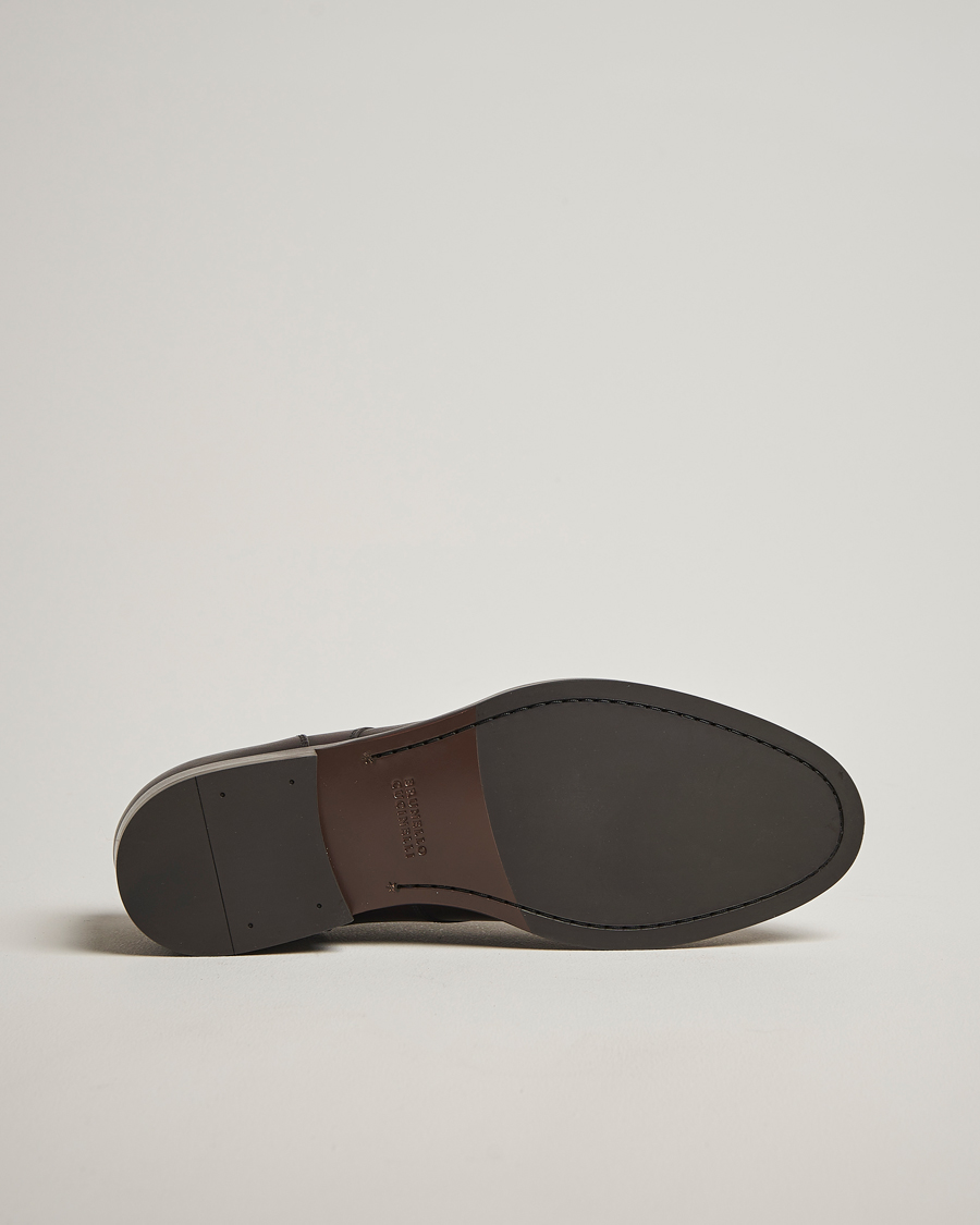 Herre | Derbys | Brunello Cucinelli | Moc Toe Derby Dark Brown Calf