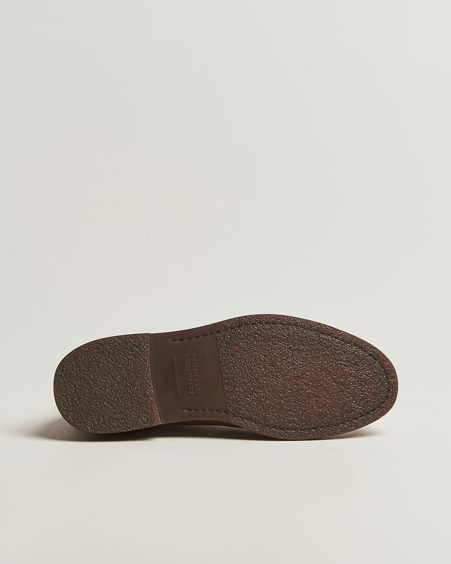 Herre | Støvler | Brunello Cucinelli | Chelsea Boots Brown Suede