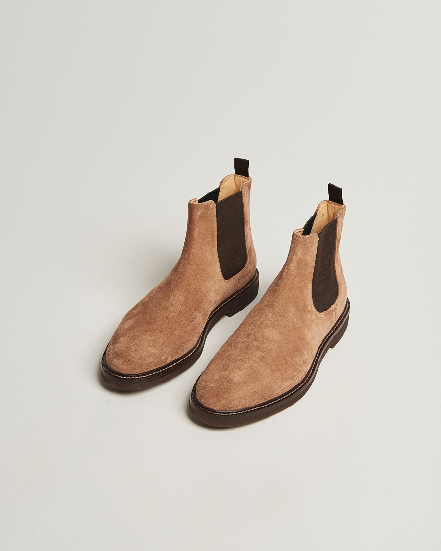 Herre | Støvler | Brunello Cucinelli | Chelsea Boots Brown Suede