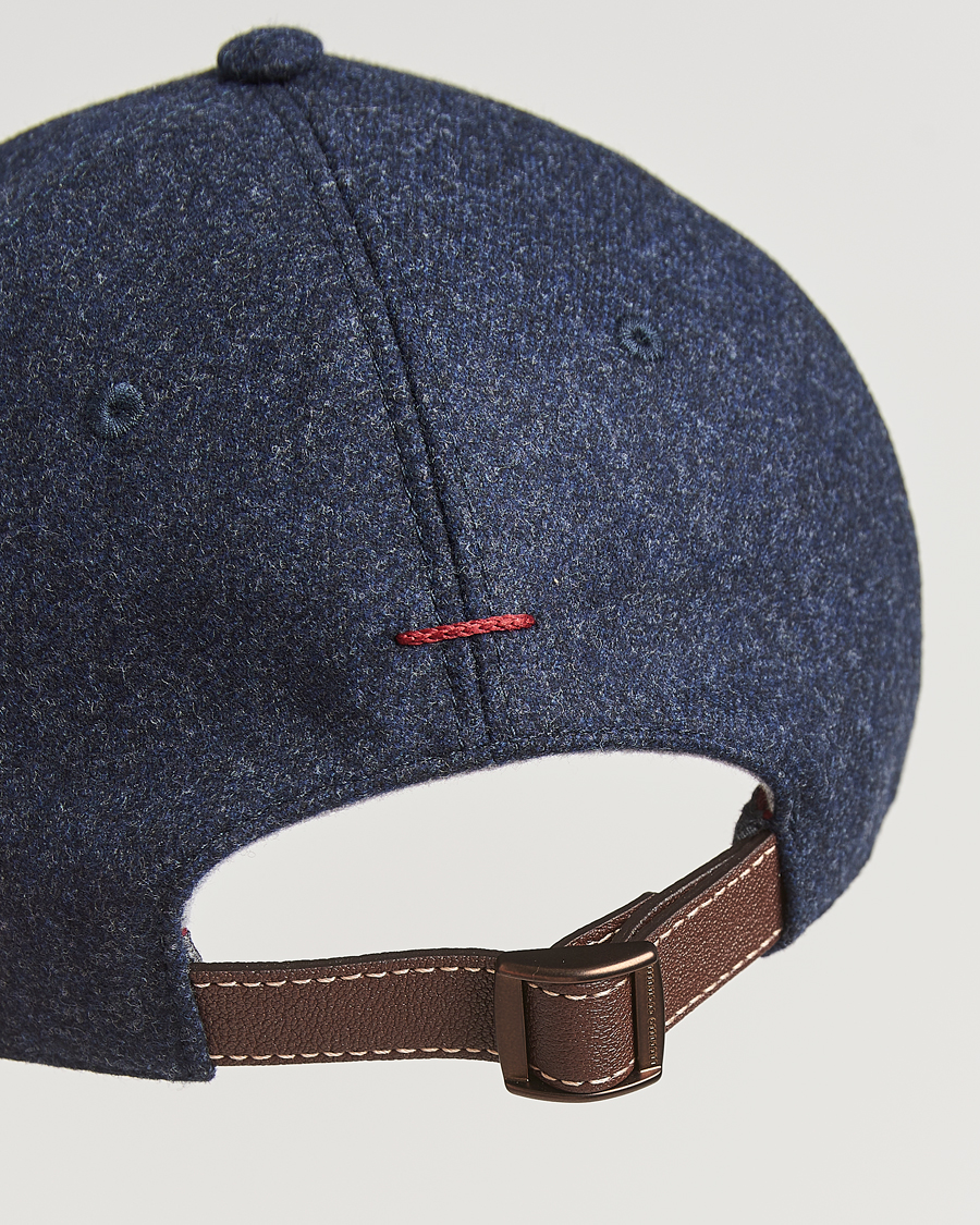Herre | Hatte & kasketter | Brunello Cucinelli | Flannel Cap Navy
