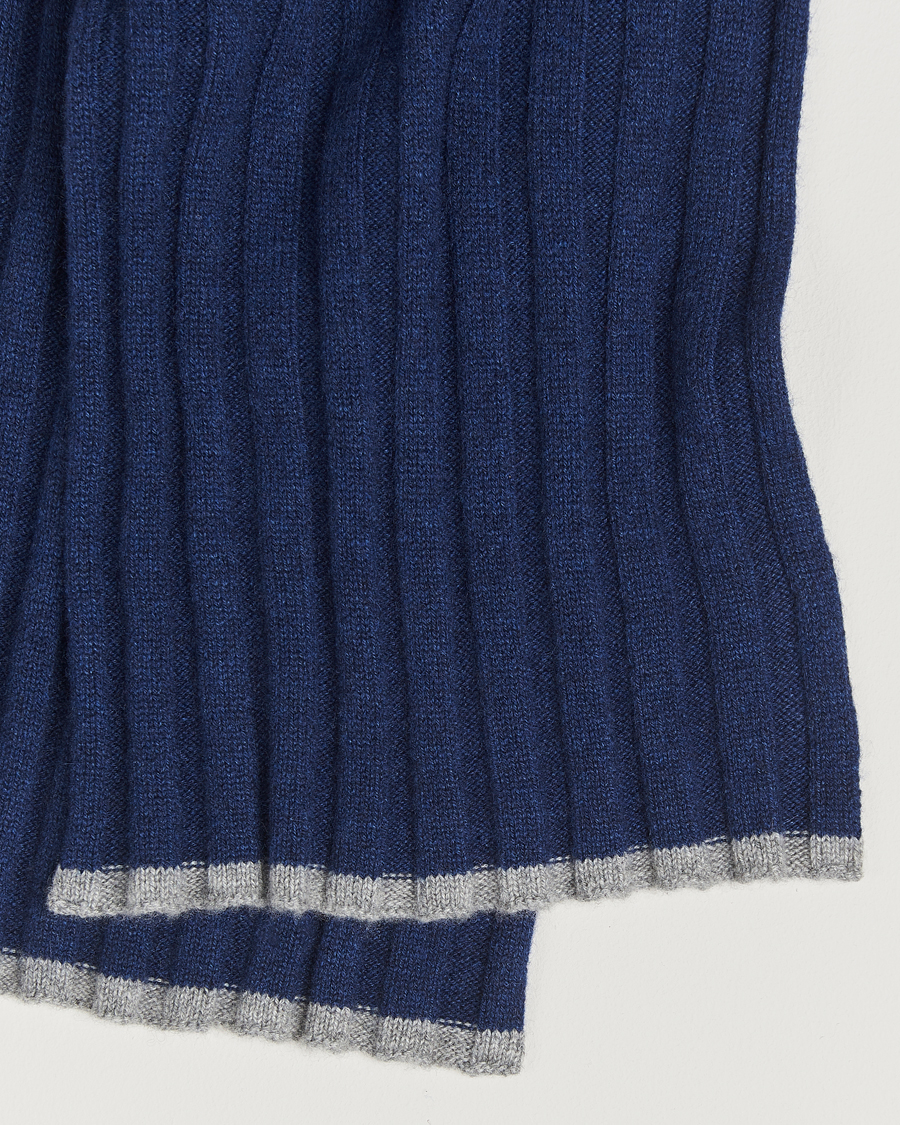Herre | Halstørklæder | Brunello Cucinelli | Wool/Cashmere Scarf Navy