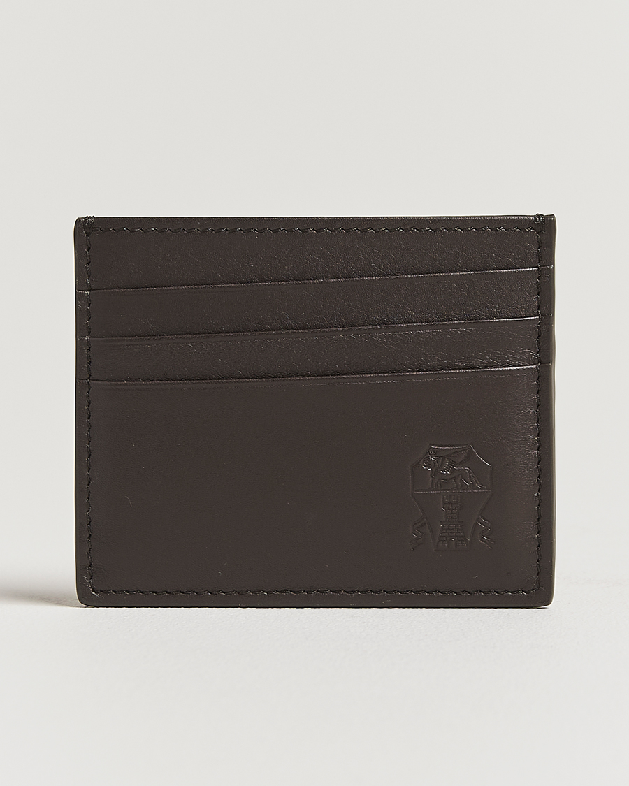 Herre | Punge | Brunello Cucinelli | Leather Cardholder Dark Brown Calf
