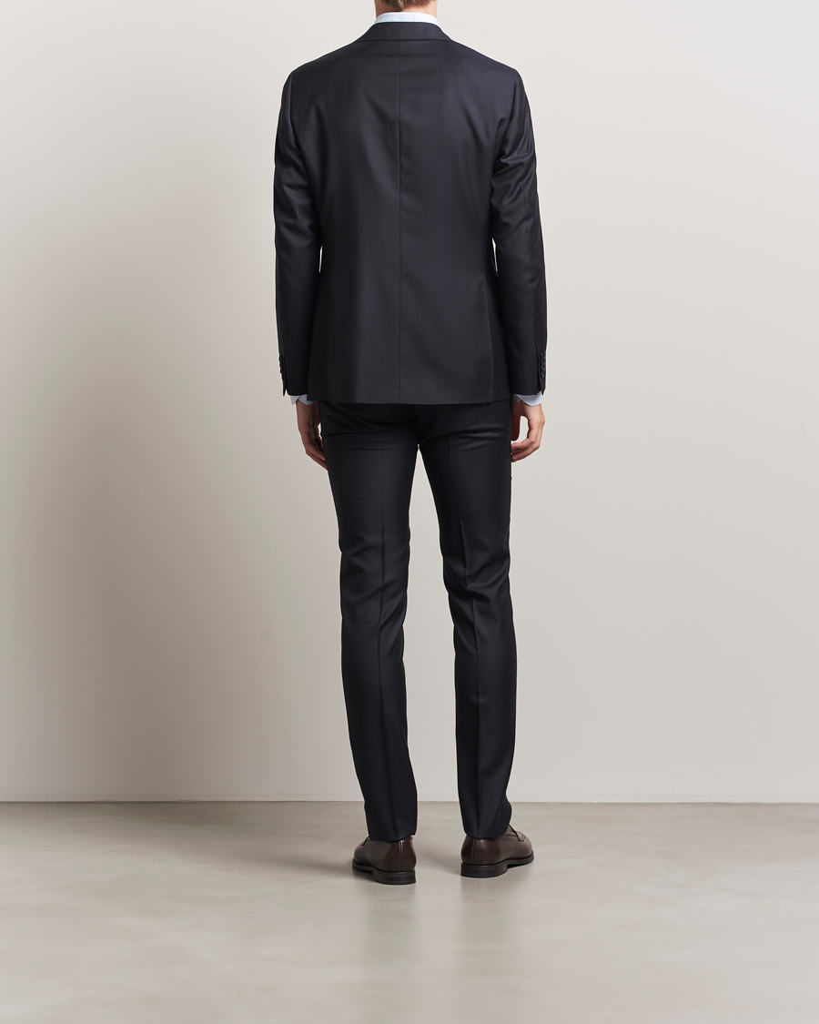 Herre | Jakkesæt | Canali | Capri Wool 130s Suit Dark Blue