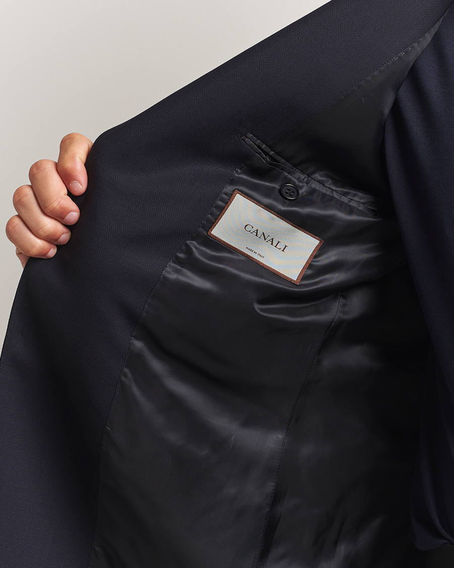 Herre | Blazere & jakker | Canali | Travel Wool Blazer Navy
