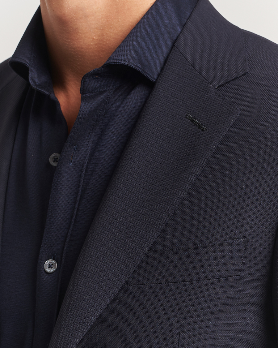 Herre | Blazere & jakker | Canali | Travel Wool Blazer Navy