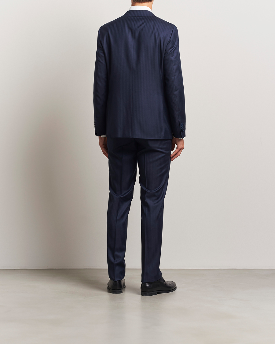 Herre | Jakkesæt | Canali | Capri Wool Suit Navy