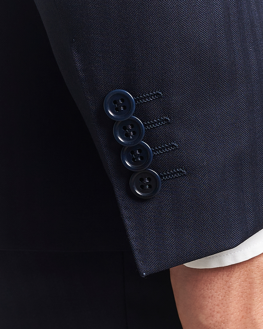 Herre | Jakkesæt | Canali | Capri Wool Suit Navy