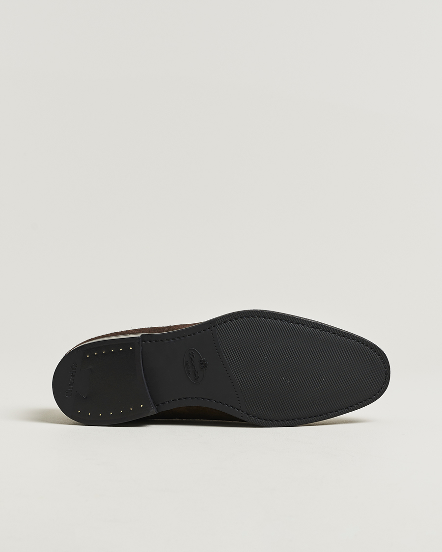 Herre | Oxfords | Church's | Consul Suede Oxford Dark Brown