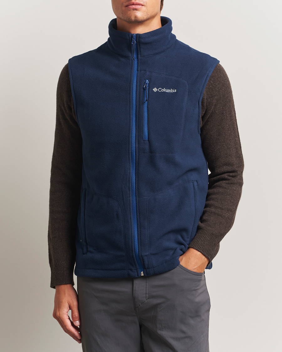Herre | Trøjer | Columbia | Fast Trek Full Zip Fleece Vest Collegiate Navy