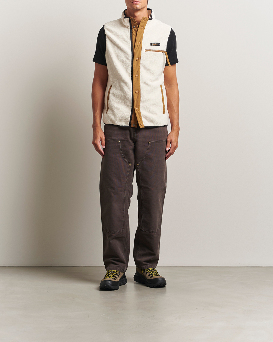 Herre | Veste | Columbia | Helvetia Half Snap Fleece Vest Chalk
