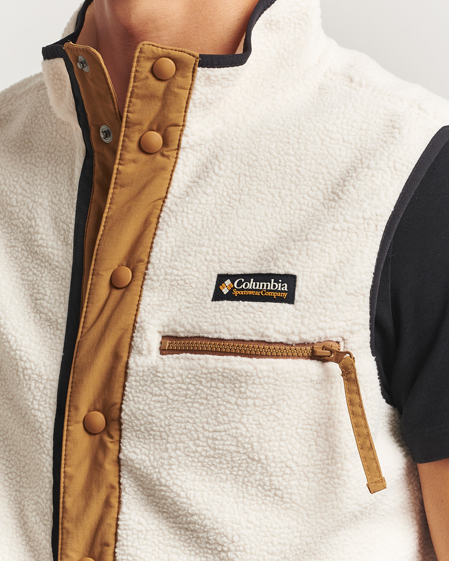 Herre | Veste | Columbia | Helvetia Half Snap Fleece Vest Chalk