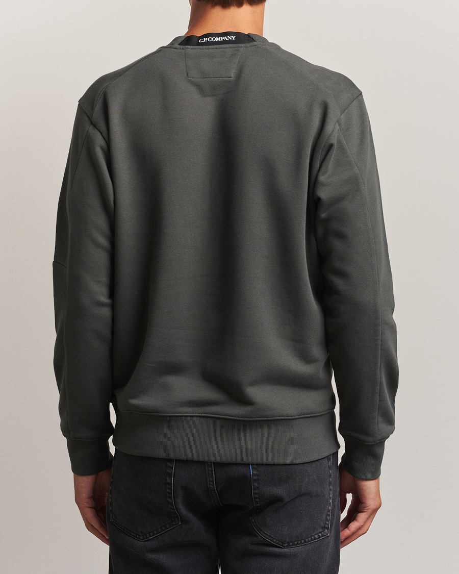 Herre | Trøjer | C.P. Company | Diagonal Raised Fleece Lens Sweatshirt Grey