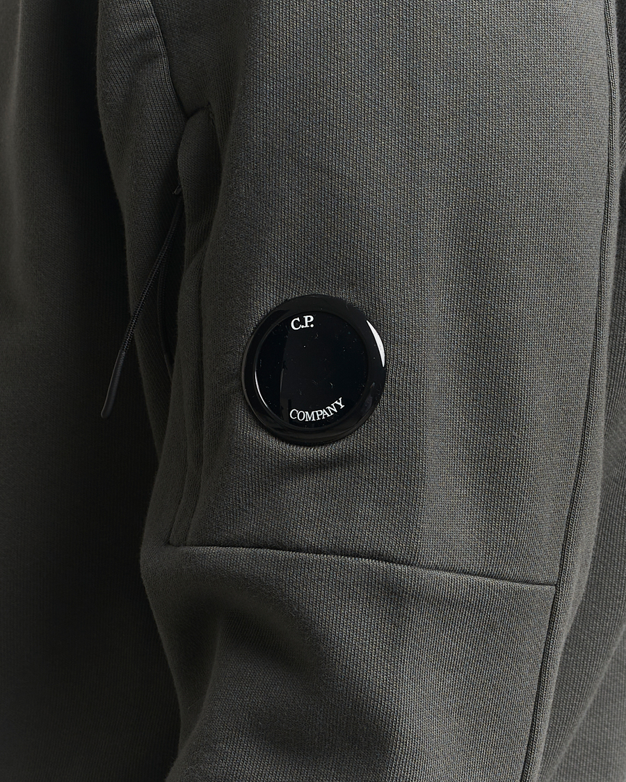 Herre | Trøjer | C.P. Company | Diagonal Raised Fleece Lens Sweatshirt Grey