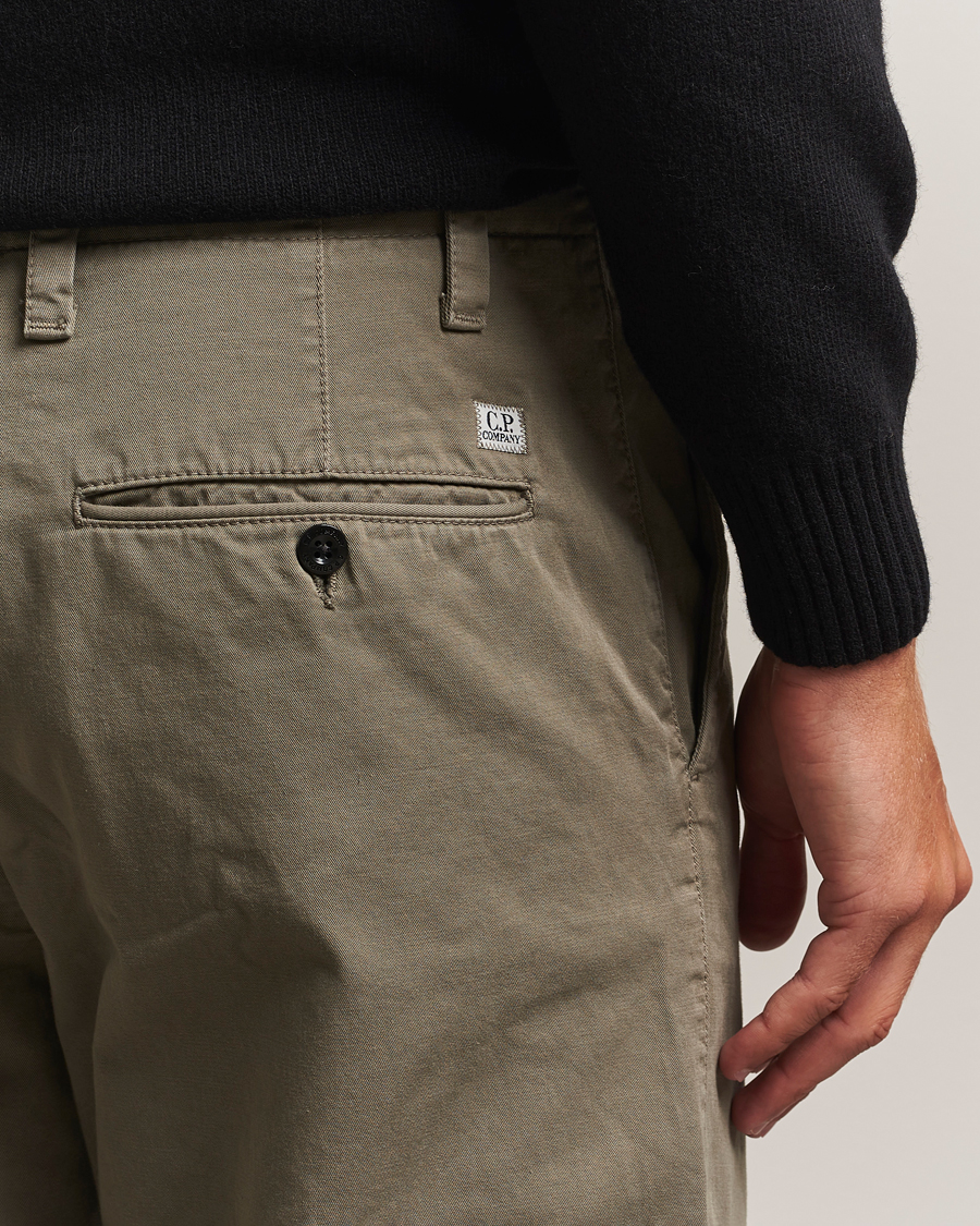 Herre | Bukser | C.P. Company | Cotton Gabardine Chino Grey