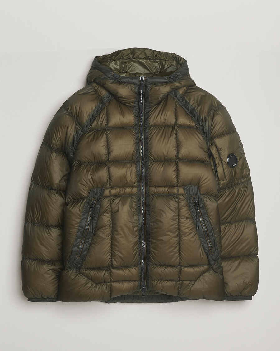 Herre | Jakker | C.P. Company | DD Shell Padded Hood Jacket Dark Green