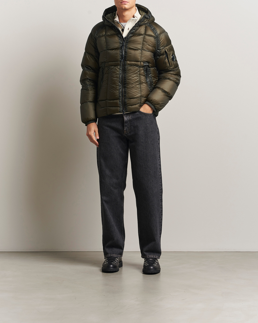 Herre | Jakker | C.P. Company | DD Shell Padded Hood Jacket Dark Green