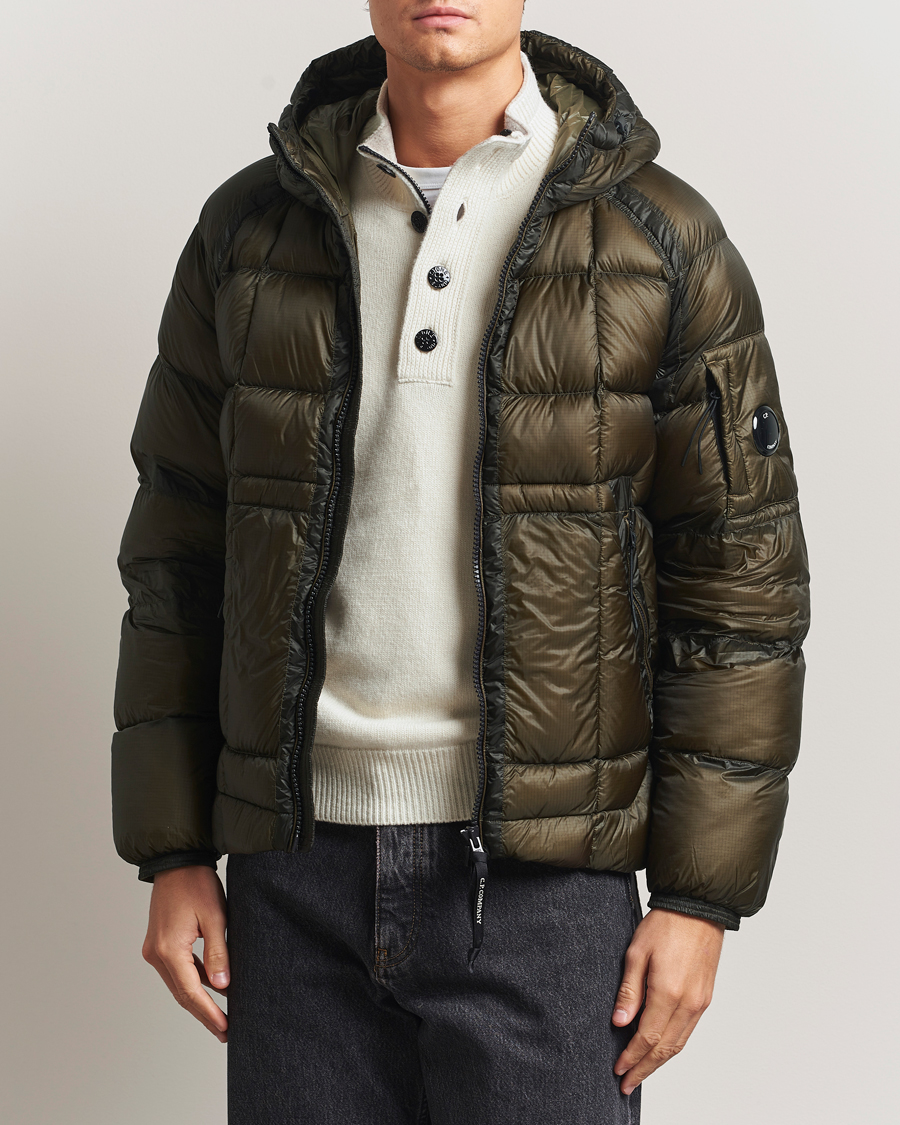 Herre | Jakker | C.P. Company | DD Shell Padded Hood Jacket Dark Green