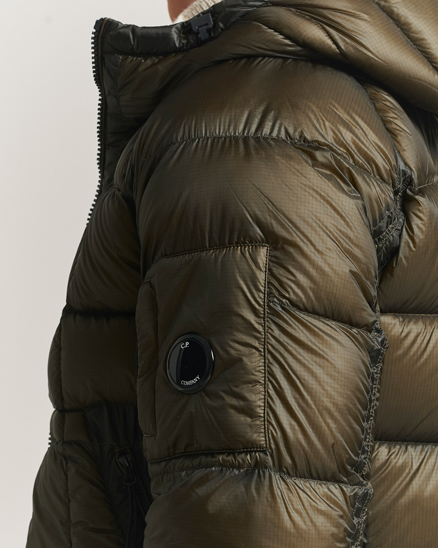 Herre | Jakker | C.P. Company | DD Shell Padded Hood Jacket Dark Green