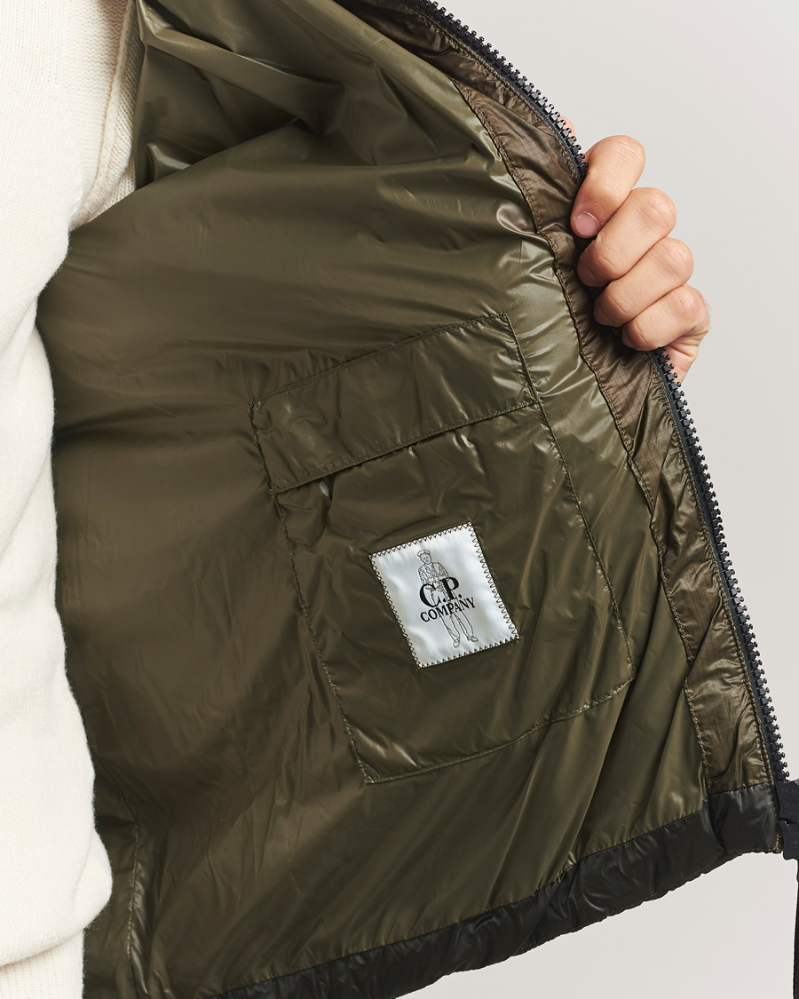 Herre | Jakker | C.P. Company | DD Shell Padded Hood Jacket Dark Green