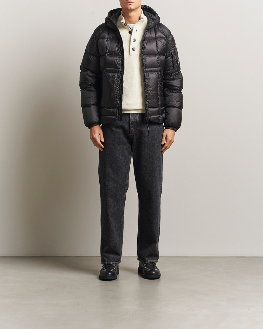 Herre | Jakker | C.P. Company | DD Shell Padded Hood Jacket Black