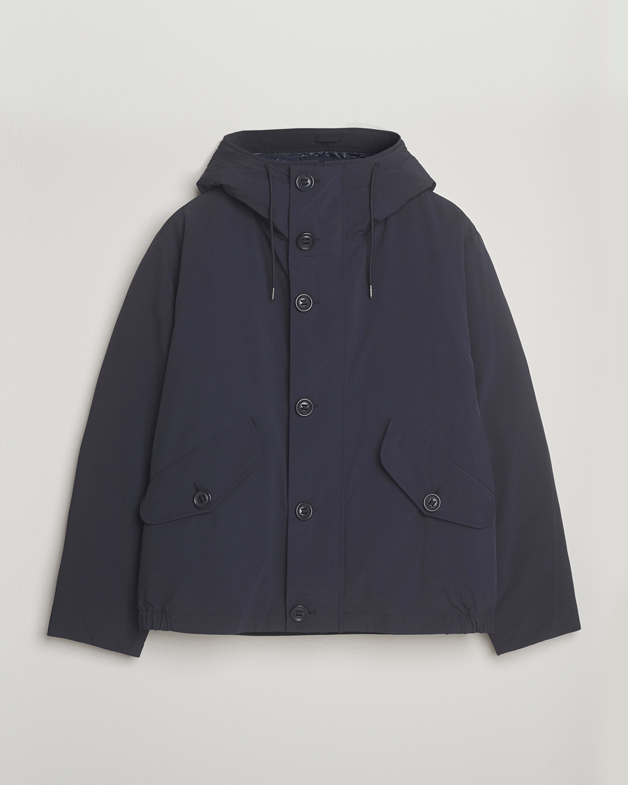 Herre | Jakker | C.P. Company | Micro M Recycled Padded Hood Jacket Navy