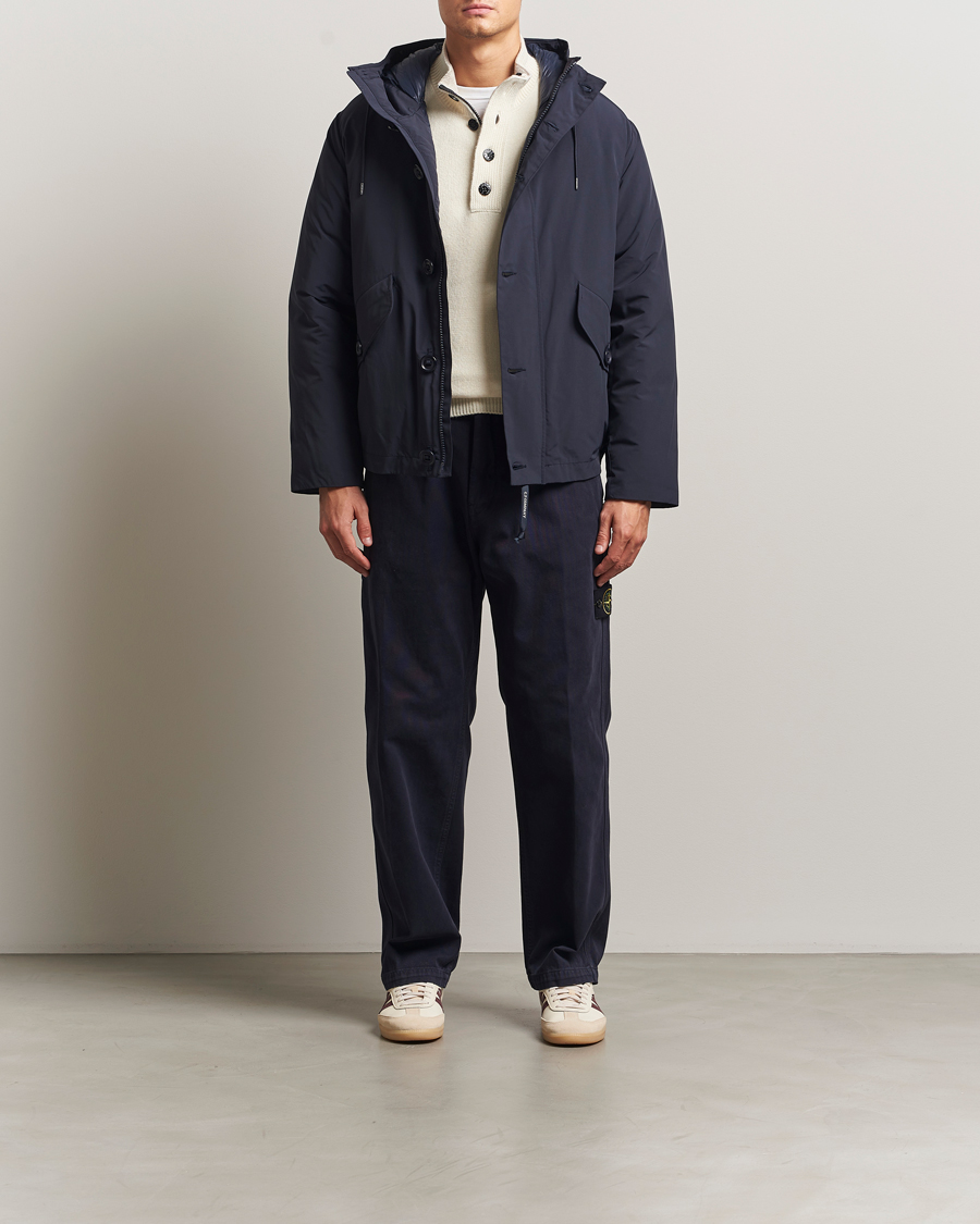 Herre | Jakker | C.P. Company | Micro M Recycled Padded Hood Jacket Navy