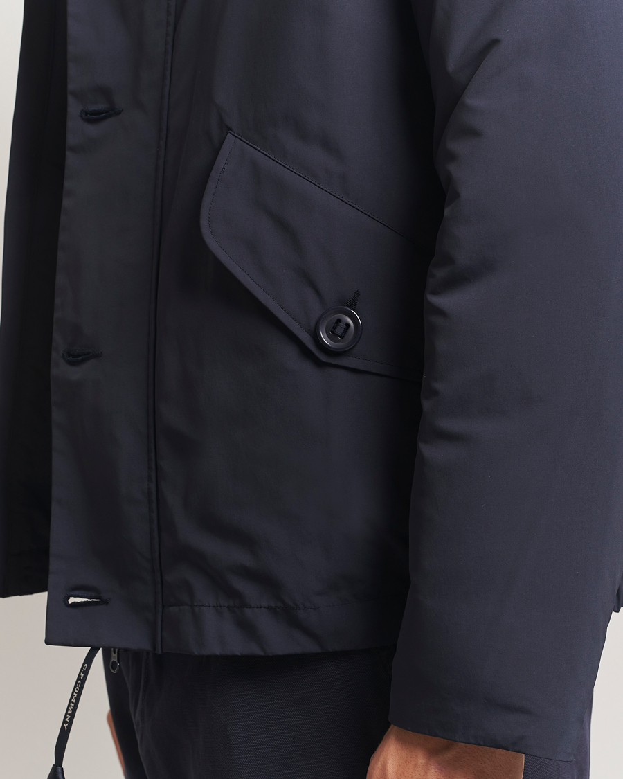 Herre | Jakker | C.P. Company | Micro M Recycled Padded Hood Jacket Navy