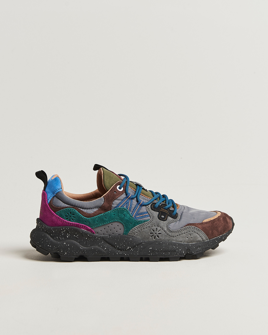 Herre | Sneakers | Flower Mountain | Yamano 3 Suede Sneaker Black/Grey