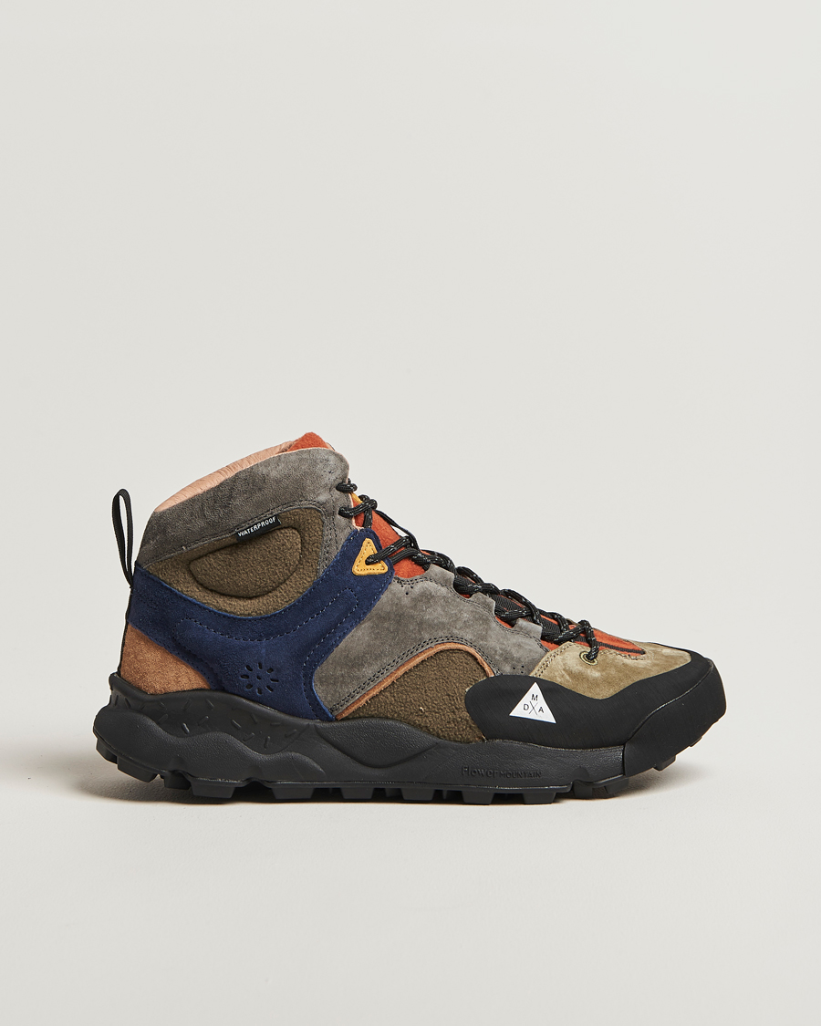Herre | Flower Mountain Back Country Mid Suede/Leather Sneaker Multi | Flower Mountain | Back Country Mid Suede/Leather Sneaker Multi
