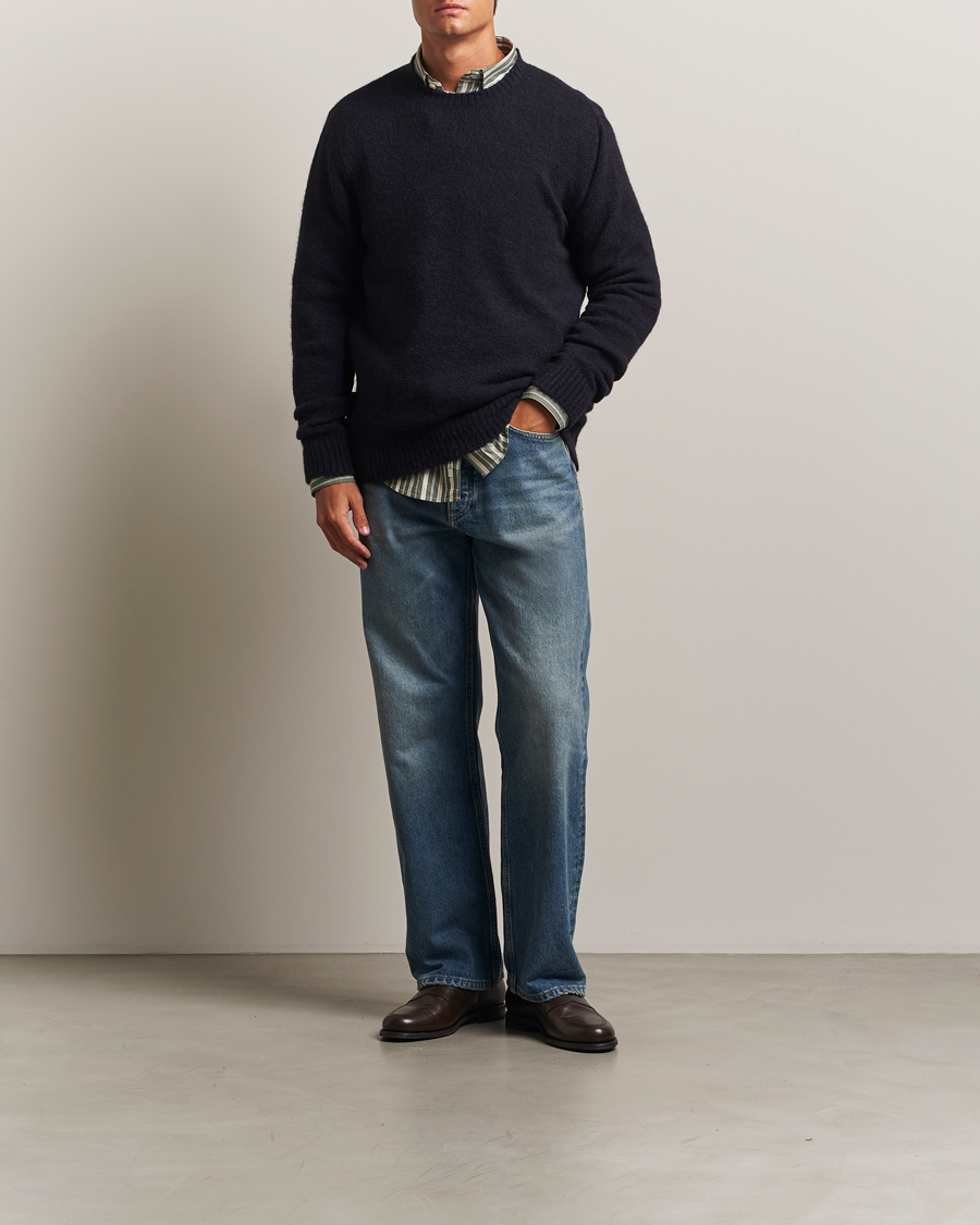 Herre | Trøjer | Forét | Alpine Alpaca Knit Navy