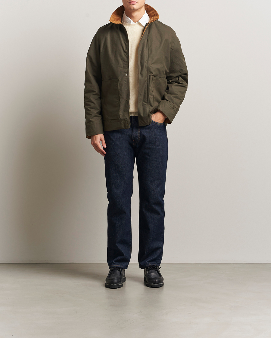 Herre | Jakker | Forét | Aspen Oilskin Jacket Army